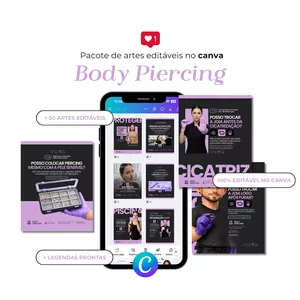 Imagem do curso PACK PARA BODY PIERCING - Criaé Studio