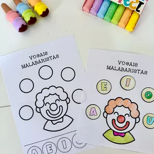 Imagem de capa para o Ebook Vogais Malabaristas