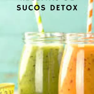 Imagem de capa para o Ebook AS MELHORES 25 RECEITAS DE SUCO DETOX