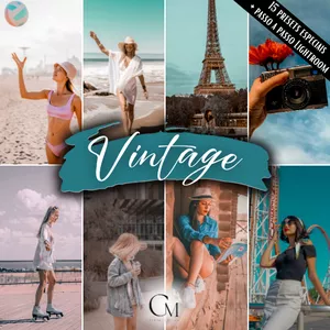 Imagem de capa para o Curso online Presets - Coleção Vintage