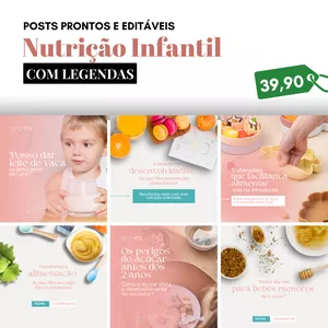 Pack Canva Nutricionista Infantil