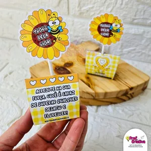 Imagem de capa para o Ebook  PORTA-PIRULITO GIRASSOL - SETEMBRO AMARELO - 💡PROF CRIATIVA