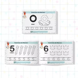 Imagem de capa para o Ebook Atividades Números - Traçando Números e Objetos