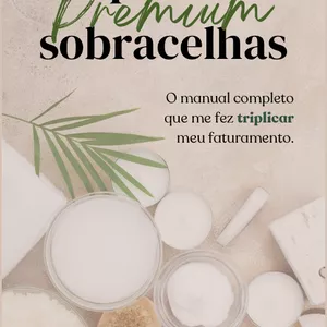 Imagem de capa para o Ebook Spa das sobrancelhas premium