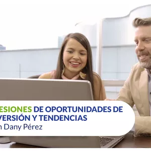 Imagen de portada para Curso online Sesiones de Oportunidades de Inversión y Tendencias  con Dany Pérez