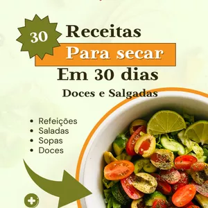Imagem de capa para o Ebook 30 Receitas para Secar em 30 Dias