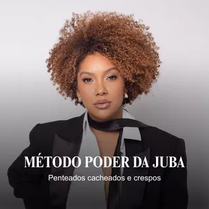Imagem de capa para o Curso online  MÉTODO PODER DA JUBA - CACHOS E CRESPOS 