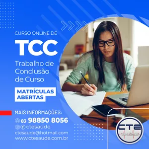 Imagem de capa para o Curso online Curso Online de TCC (Trabalho de Conclusão de Curso) do CTE Saúde