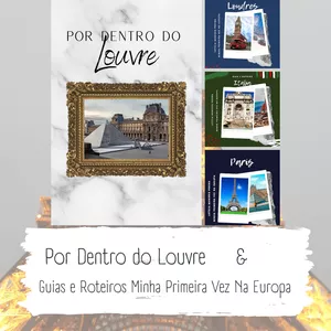Imagem de capa para o Ebook Guias e Roteiros &amp; Por Dentro do Louvre