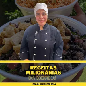 Imagem de capa para o Ebook As Receitas Milionárias da Chefe Lu