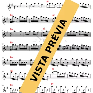 Imagem de capa para o Ebook 🎼 Milonga para as missões - 278 - Tutorial Partitura e Teclado Fácil