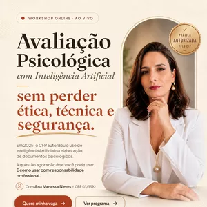 Imagem de Workshop - Laudos Psicológicos com IA criado por Editora 4KX na hotmart