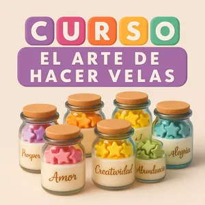 Imagen de portada para Curso online Curso de Velas: El arte de hacer velas 🕯️
