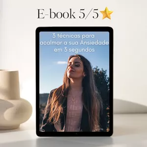 Imagem de capa para o Ebook E-book 3 técnicas para acalmar a sua Ansiedade em 3 segundos