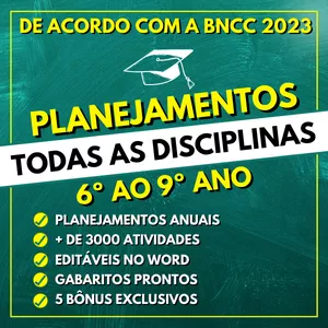 Curso Planejamentos do 6º ao 9º ano - BNCC 2023