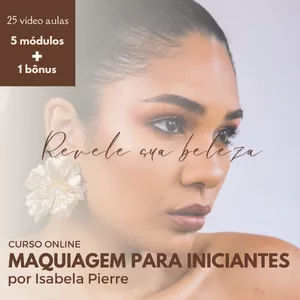 Imagem de capa para o Curso online Curso de automaquiagem Revele sua Beleza