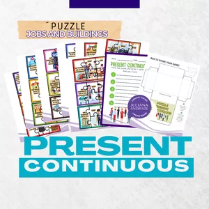 Cover image for Ebook PUZZLE - PRESENT CONTINUOUS