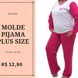 Imagem de capa para o Curso online Molde Pijama Plus Size