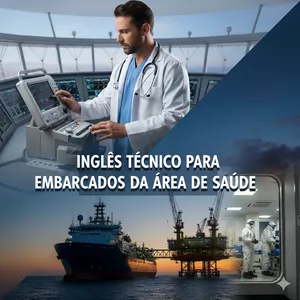 Imagem de capa para o Curso online Curso de Inglês para Embarcados - Área Saúde