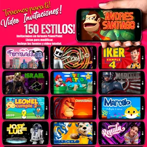 Imagen de portada para Curso online Pack de Video Invitaciones! Formato PowerPoint!