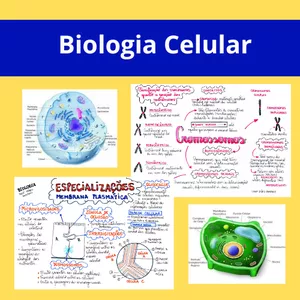 Imagem de capa para o Ebook Mapa mental - Biologia celular 