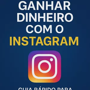 Imagem de capa para o Ebook FAÇA DINHEIRO COM O INSTAGRAM 