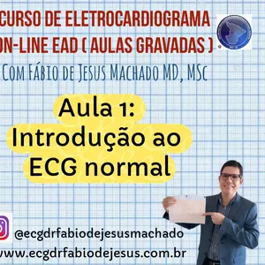 Imagem de capa para o Curso online Aula 01 - Introdução ao ECG Normal