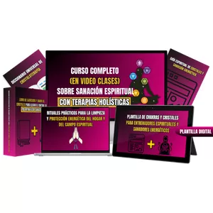 Imagen de portada para Curso online Curso Completo (en video clases) Sobre Sanación Espiritual con Terapias Holísticas, incluye más de 10 distitntas Terapias Holísticas para Sanar