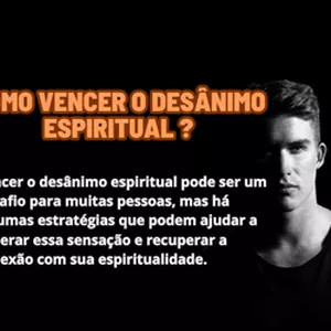 Imagem de capa para o Ebook como superar o desanimo espiritual