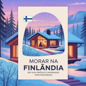 Imagem de capa para o Ebook Morar na Finlândia – Seu Guia Prático e Inspirador para Recomeçar