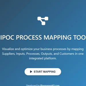 Cover image for Online course Process Optimization Software SIPOC Mapping Tool Digital Workflow Planner Streamlined