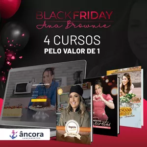 Imagem de capa para o Curso online Black Friday Ana Brownie - 4 Cursos em 1