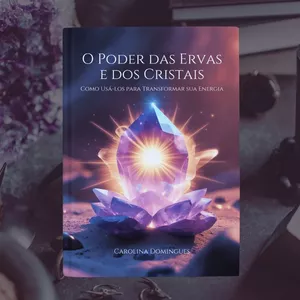 Imagem de capa para o Ebook Livro - O Poder das Ervas e dos Cristais