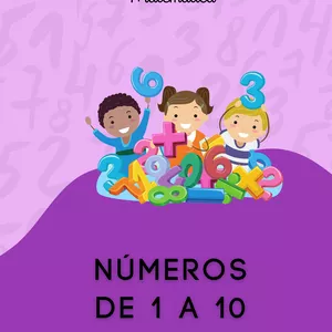 Imagem de capa para o Ebook Números de 1 a 10
