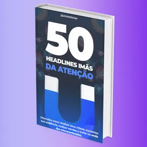 Imagem de capa para o Ebook 50 Headlines Imãs da Atenção