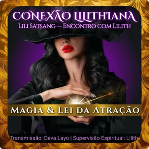 Imagem de capa para o Curso online 7º Lili Satsang: MAGIA &amp; LEI DA ATRAÇÃO COM LILITH — Encontro com Lilith