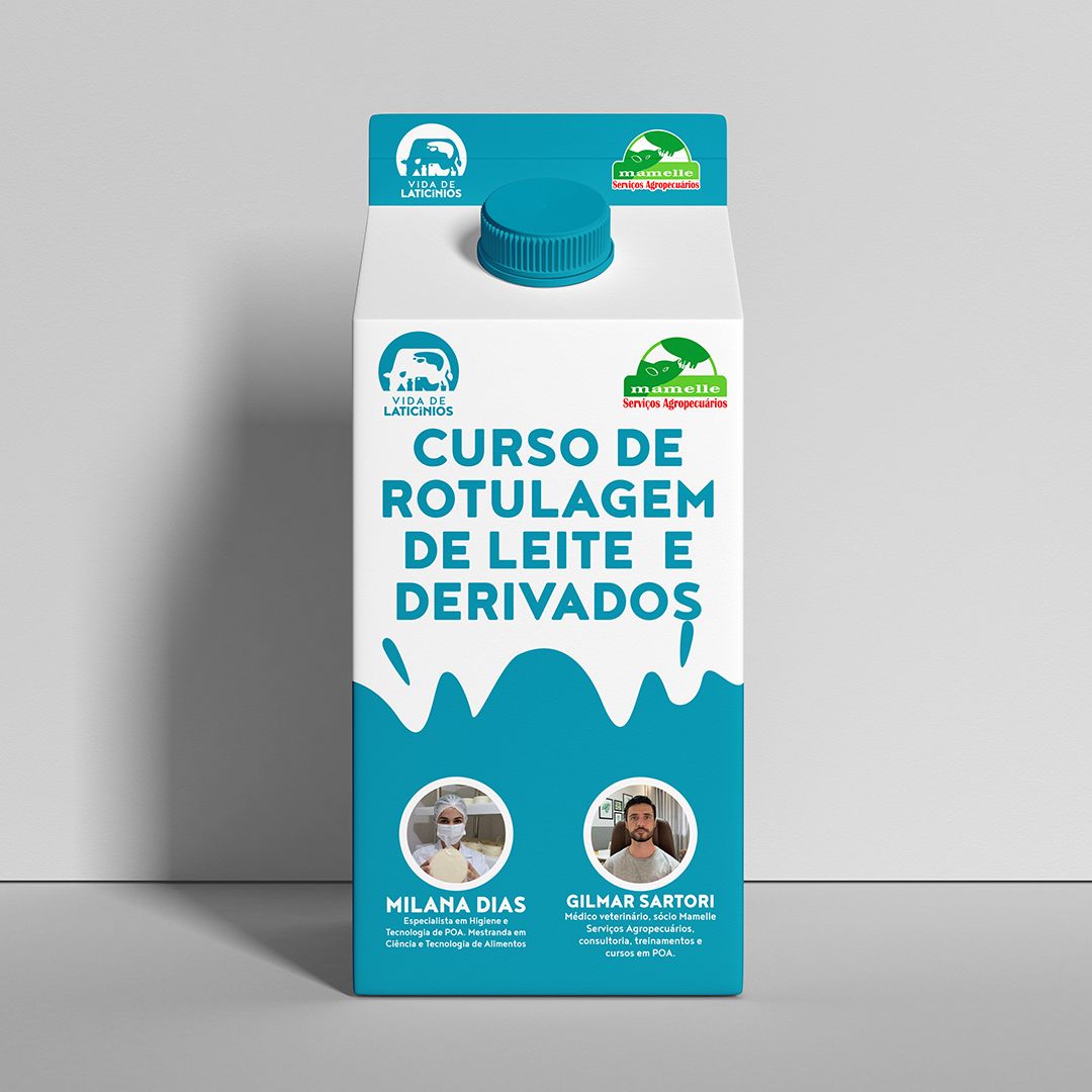 Imagem do curso Rotulagem de leite e derivados