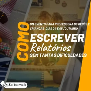 Imagem de capa para o Evento online Passo a passo para a construção dos relatórios 