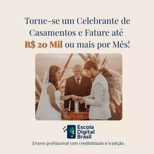 Imagem de capa para o Curso online Curso de Formação de Celebrante Profissional de Casamentos