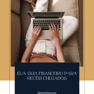 Imagem de capa para o Ebook EUA: Guia Financeiro para Recém Chegados