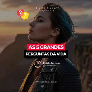 Imagem de capa para o Ebook As 5 Grandes Perguntas da Vida