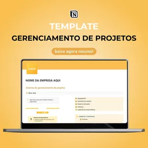 Imagem de capa para o Curso online Painel de Gestão de Projetos para Arquitetos e Designers - Template Notion