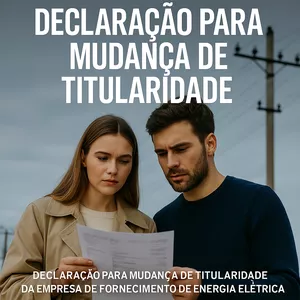 Imagem de capa para o Curso online Declaração para Fins de mudança de titularidade conta de Luz.