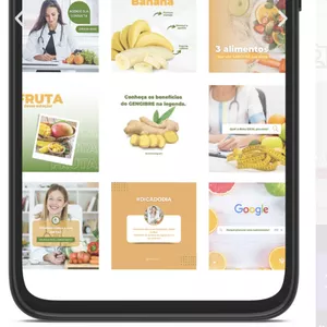Imagem de capa para o Curso online Pack Canva Para  Nutricionista