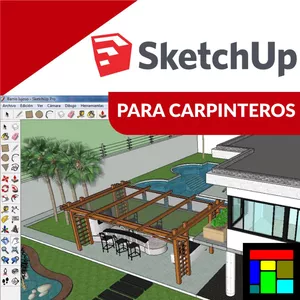 Imagen de portada para Curso online Diseño de Melamina con Sketchup