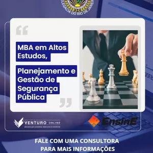 Imagem do curso MBA em Altos Estudos, Planejamento e Gestão da Segurança Pública