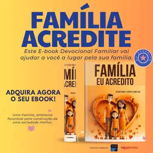 Imagem de capa para o Ebook Devocional Família Eu Acredito