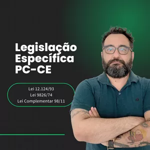 Imagem de capa para o Curso online LEGISLAÇÃO ESPECÍFICA PARA POLÍCIA CIVIL DO CEARÁ