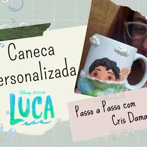 Imagem principal do produto Caneca Personalizada do LUCA ( Filme da Disney )