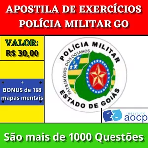 Imagem de APOSTILA QUESTÃO PMGO criado por Missão policia penal MG na hotmart